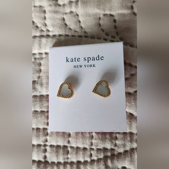 NWOT Kate Spade Faux Mother of Pearl Earrings - Picture 4 of 4